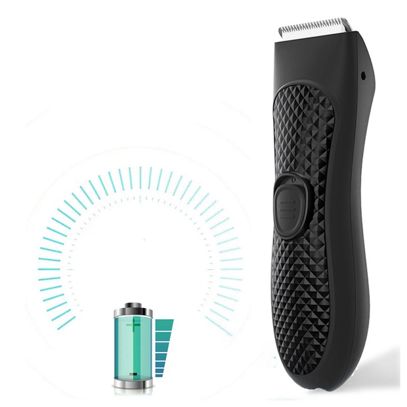 Electric Groin Hair Trimmer Waterproof Safety USB Charging Body Hair