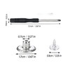 JUTOSU 8 Pcs Metal Jeans Waist Adjuster Button Adjuster Seamless