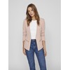 Vila Women’s 3/4-Sleeve Blazer, Misty Rose