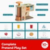 TOP BRIGHT Wooden Drink Dispenser Pretend Play Toys, Play Food