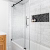 Suimlmta Shower Door Handle 145mm Hole to Hole Stainless Steel
