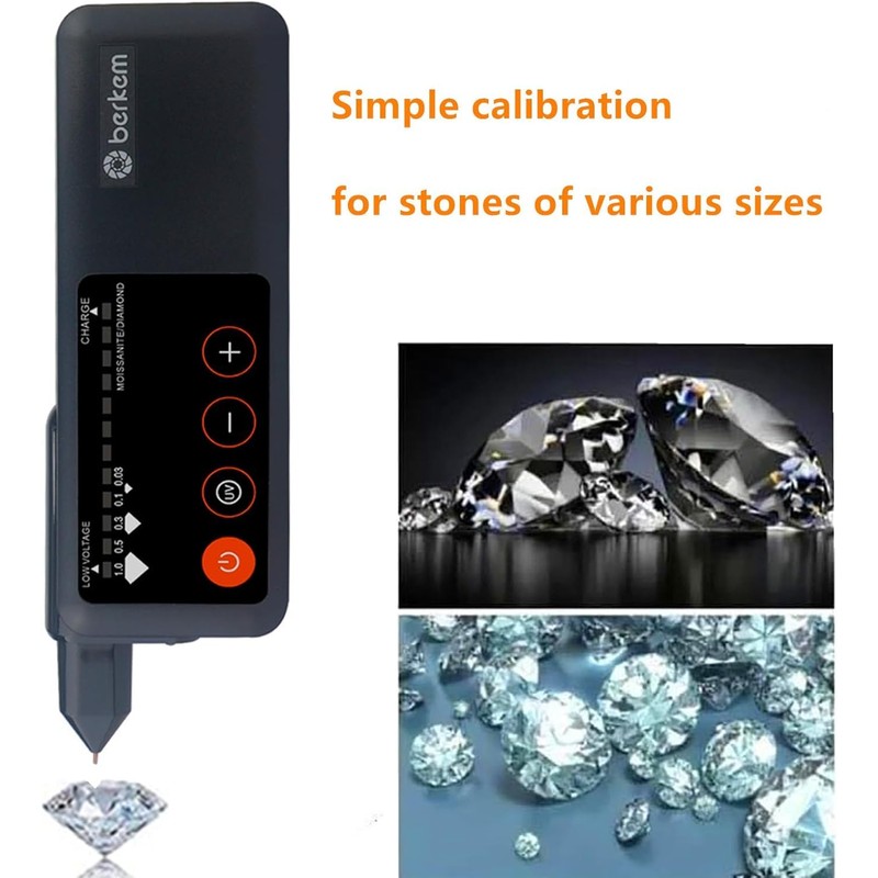 Rechargeable Diamond Tester, High Accuracy Diamond Tester Pen with UV