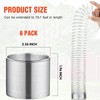Qualirey 6 Pcs Metal Squirrel Baffle Squirrel Proof Spring for