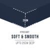 West Midlands Homeware King Fitted Sheet Soft Brushed Microfibre Fabric