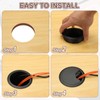 PATIKIL 3 Inch Desk Grommet, 6Pcs Cable Grommet Wire Management