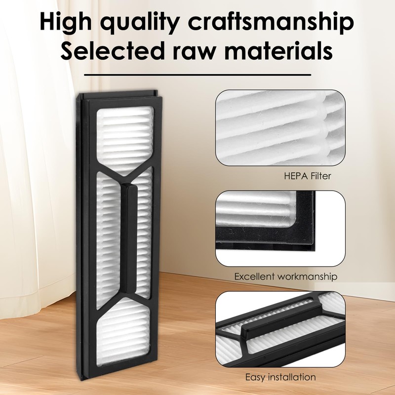 (8 Pieces) Omni S1 Pro Replacement HEPA Filters Compatible With