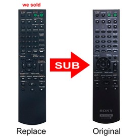 Allimity RM-AAU025 RMAAU025 Replacement Remote Control Compatible with Sony Home Theatre System HT-DDWG700 SS-WP700 SS-CNP700 SS-SRP700 SS-MSP700 HTDDWG700 SSWP700 SSCNP700 SSSRP700 SSMSP700