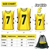 PULUOMASI Scrimmage Training Vest (12 Pack) Team Sports Pinnies Jerseys