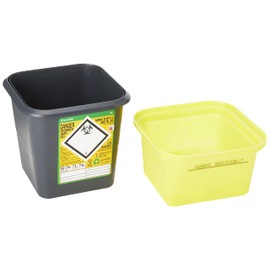Frontier 41005430 Medical Sharps Disposal Bin/Box, 4 L