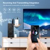 Ankilo (Upgraded) Bluetooth Adapter Audio, 2 in 1 Bluetooth Transmitter