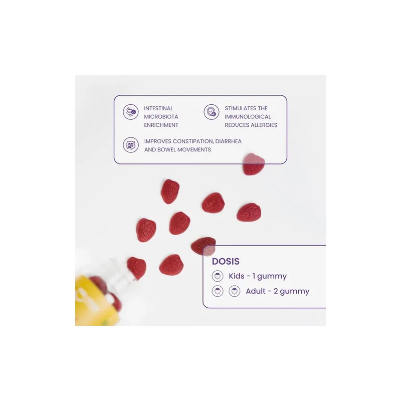 Feel Good Kids Probiotic Orgánico Gomitas Salud Digestiva
