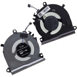 Deal4GO 2-PCS CPU or GPU Cooling Fan L77560-001 L77558-001 Replacement for HP Pavilion Gaming 15-EC 16-A 15z-EC000 15-EC0000 15-EC1073DX 16-A0032DX