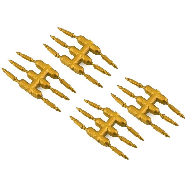 DS Racing Drift Element Scale Bullet Lug Nuts (Gold) (24)