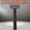 2.2LB Forging Square Hammer with Double Faces Perfect for Farrier