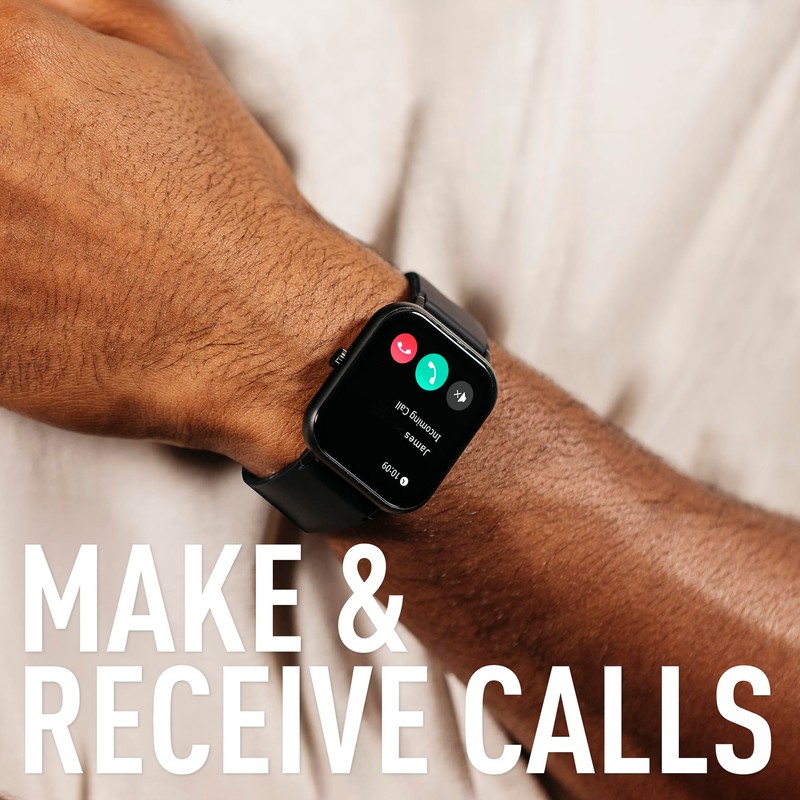 Reflex Active Black Sports Calling Watch with ActiveTag Gift Set,