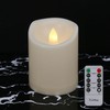 7LinRay 3" x 4" Single Flickering Flameless Candles with Remote