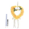 Heart Shaped Tribute Memorial Wreath Artificial Silk Wreath Gravestone Decoration
