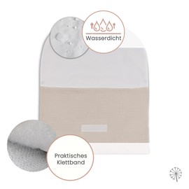 MIMUSELINA - 3 x Wetbag Nursery - Wet Bag for Babies and for Hospital or Prams - Wetbag Cloth Nappies Waterproof for Baby Items - Colourful Wet Bag Nursery