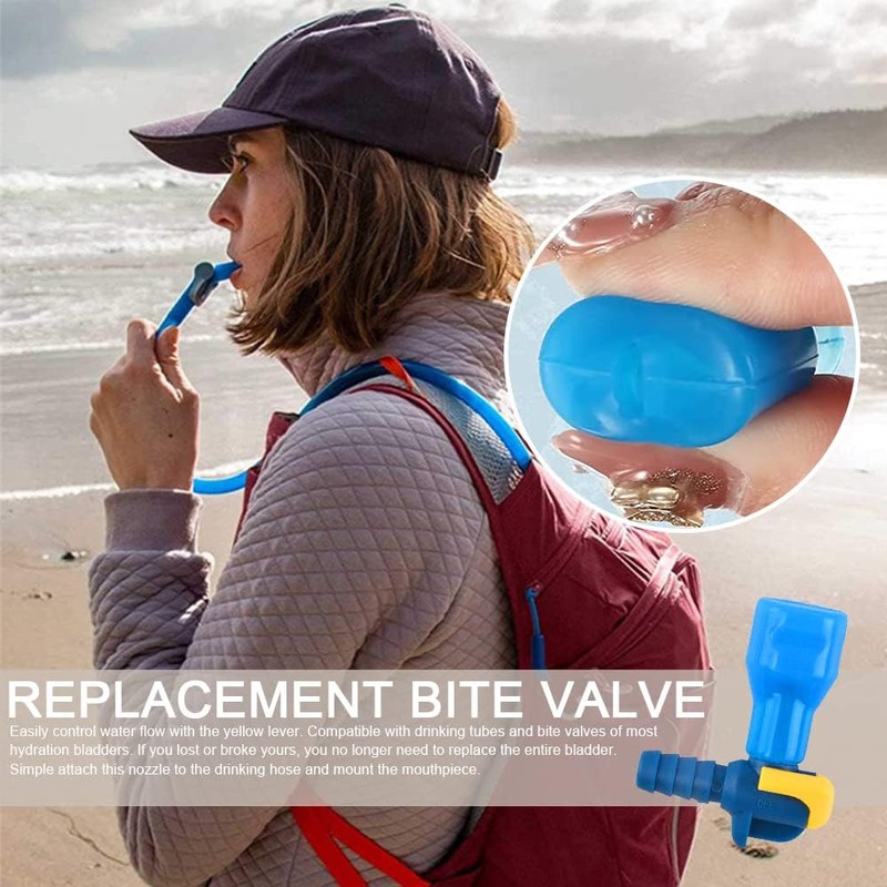FITALA 3 Piece Set Bite Valve Replacement Mouthpiece Bite Valve