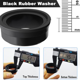 1 1/4 to 1 1/2 Sink Drain Adapter, Slip Joint Connection, Fits Sink Drains, Tailpieces, and Traps – Connects PVC, ABS, Cast Iron, Steel Pipes