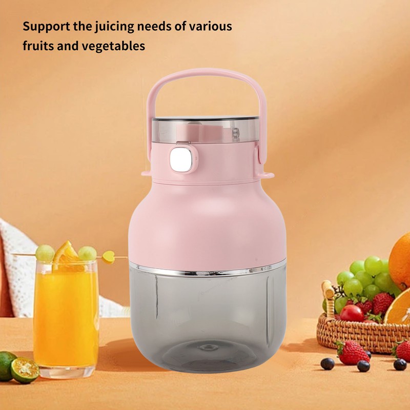 Portable Blender Cup 500ML USB Rechargeable Cordless Mini Electric Juicer