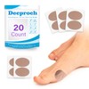 Moleskin Strips with Adhesive Blister Prevention Pads - 10 Sheets,