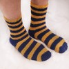 BambooMN Super Soft Warm Microfiber Fuzzy Team Spirit Socks -