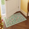 Moynesa Floral Small Rug, 2x3 Washable Rug Non-Slip Soft Kitchen