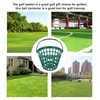 Golf Ball Basket Golfball Container with Handle Nylon Plastic Golf