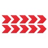 VekAuto 10 Pcs Reflective Stickers, Arrow Shape Universal for Cars