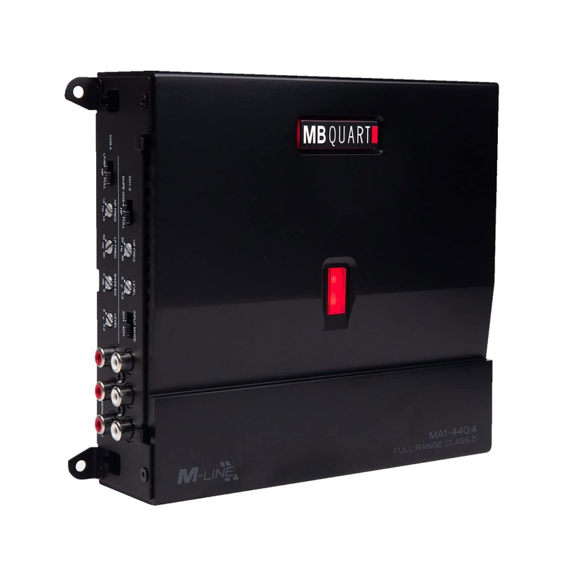 MB Quart 440 Watt 4 Channel Car Audio Amplifier, Digital