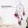 Retro Style Feather Decor Hanging Dream Catcher Wind Chimes Home