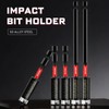 Geinxurn 8PACK Torsion Impact Bit Holder,Magnetic Extension Locking Socket Drill