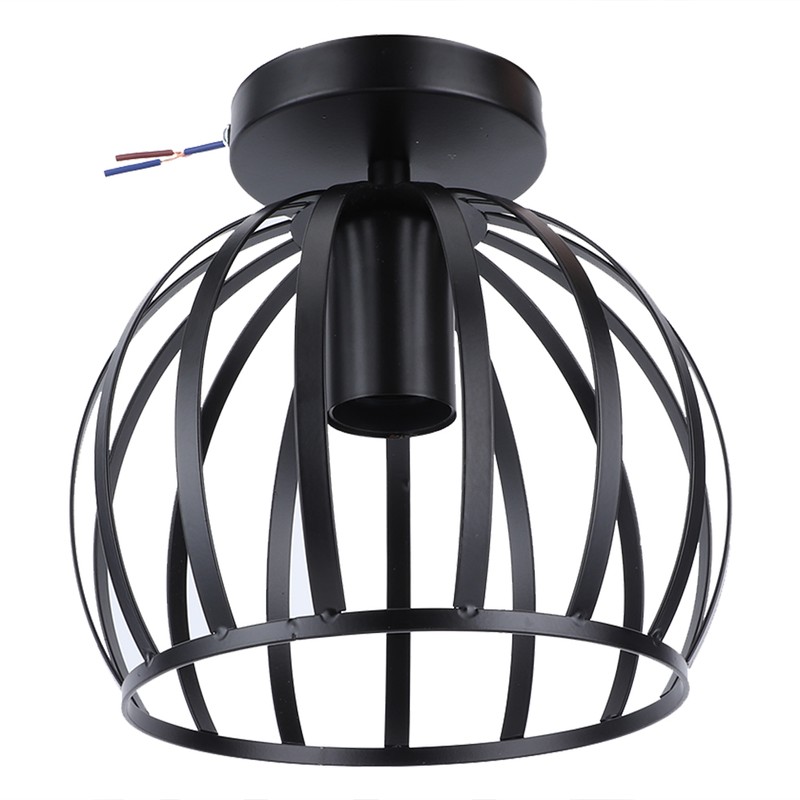 E27 Rustic Cage Chandelier Pendant Light Ceiling Lamp Shade for