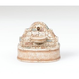 Fontanini by Roman, 6.75" H Wall Fountain, with Water Pump, Nativity Village Accessories