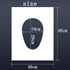 SZLYTYUN 100PCS Disposable Travel Plastic Toilet Seat Cushion Waterproof Portable