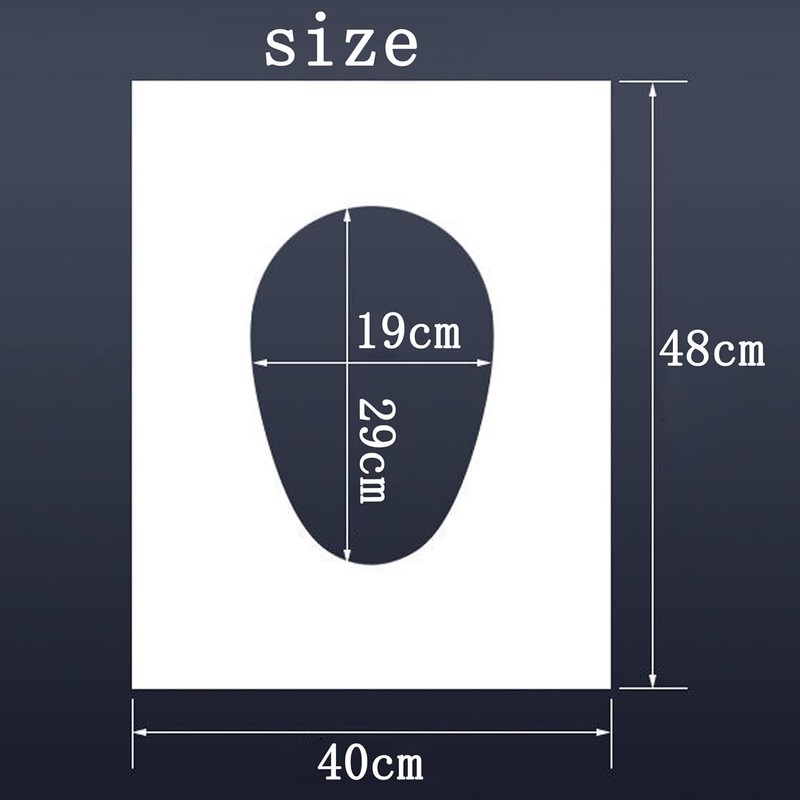 SZLYTYUN 100PCS Disposable Travel Plastic Toilet Seat Cushion Waterproof Portable