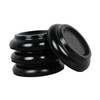 4-Piece Beech Wood Piano Caster Cups – Round Floor Protector