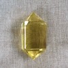 Natural Pure Citrine. Large Double terminated crystal.