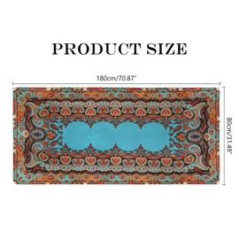 GERINLY Boho Mens Silk Scarf, Gentlemen Shawls for Wedding, Italian Style Wrap Scarves Bohemian