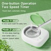 Lonlown 50kHz Cordless Ultrasonic Retainer Cleaner Machine Rechargeable Portable Wireless