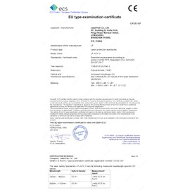 LaserPair High Protection 900-1100nm OD8+ DIN4 Laser Safety Glasses for Fiber Laser, Handheld Laser Welding,(Model: LP-ADY-3)