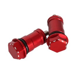 Monkey125 CNC Hex Seat Bolts Compatible with Monkey 125 2018-2025, Motorcycle Aluminum Hook, Seat Screws, Frame Cover, Decorative Cover (Red)