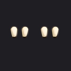 2 Pairs Eyeglass Nose Pads Sunglasses Eyewear Pieces Silicone and Plastic Inner Core Glasses Screws Micro Screwdrivers Repair kits (Gold)