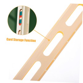 VICASKY 4pcs Dominoes Loading Device Domino Train Parts Construction Train Clip Beige Plastic