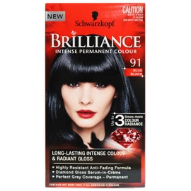 Schwarzkopf Brilliance Intense Permanent Hair Colour 91 Blue Black