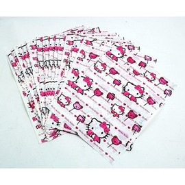 [Owner Clan] Clothing plastic bag No. 1.15x22cm/Kitty.1 bag/100 sheets / [오너클랜] 의류비닐봉투 1호.15x22cm/키티.1봉/100장