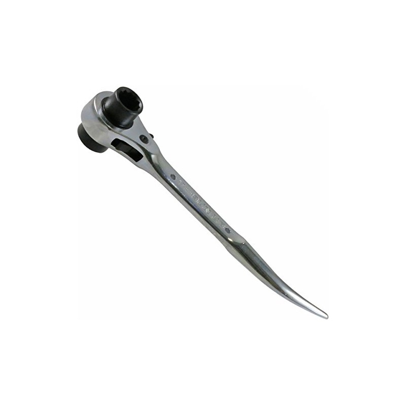 SUN UP Double Ended Ratchet Wrench, Curved Type, Shino Included,