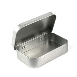 Organizing SFW mini square iron storage accessories Tin case 3ea