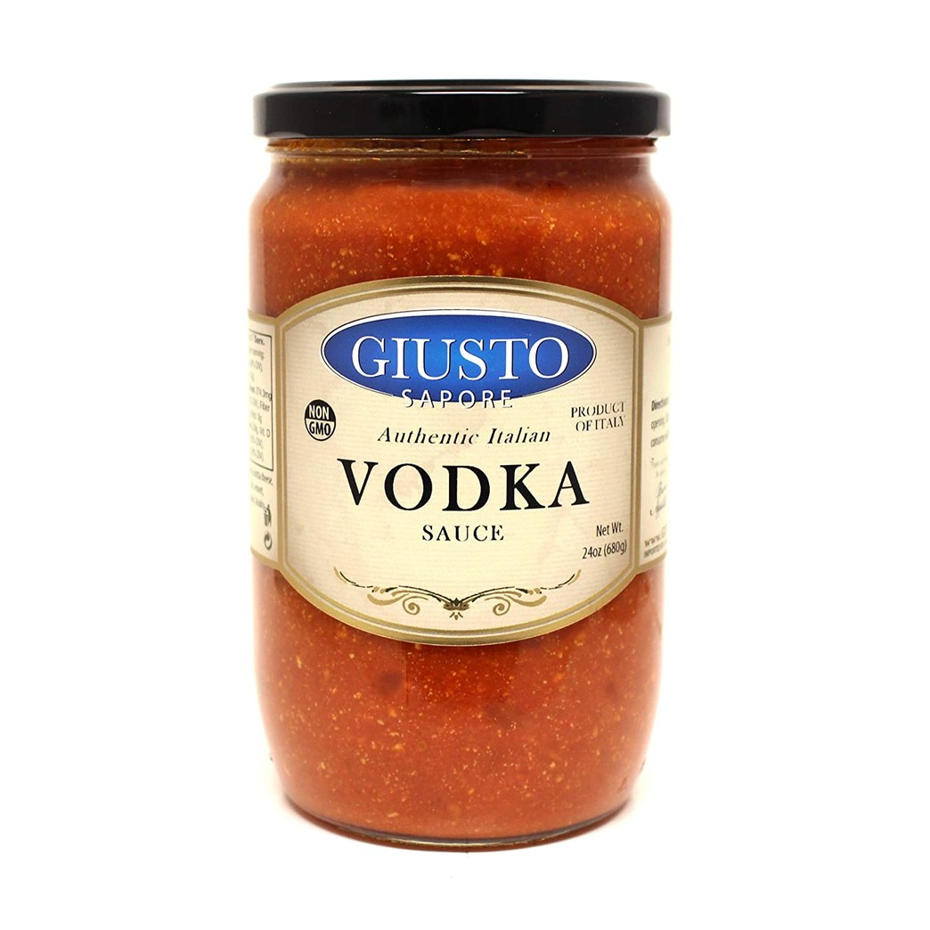 Giusto Sapore Traditional Italian Pasta Sauce 24oz - All Natural Non GMO Italian Premium Gourmet Brand - Made in Italy and Family Owned (Vodka Sauce)